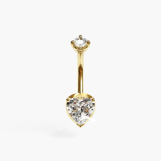 La Femme Heart 1.5 ct. Diamond Belly Ring