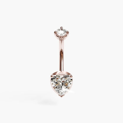 La Femme Heart 1.5 ct. Diamond Belly Ring