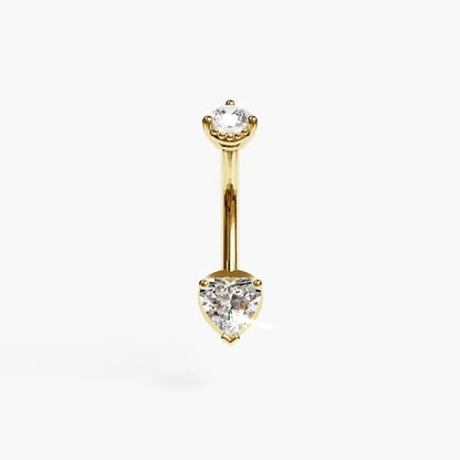 La Femme Heart 0.5 ct. Diamond Belly Ring