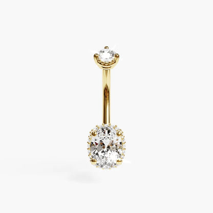 La Femme Oval Pavé 1.4 ct. Diamond Belly Ring