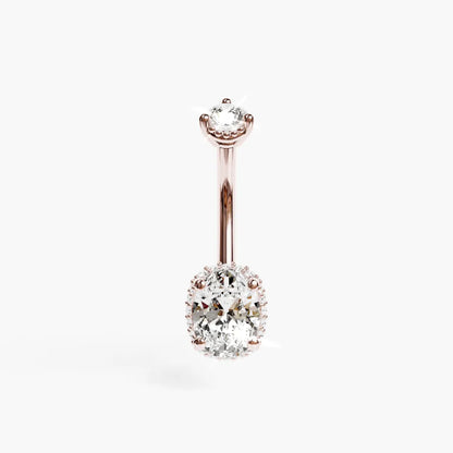 La Femme Oval Pavé 1.4 ct. Diamond Belly Ring