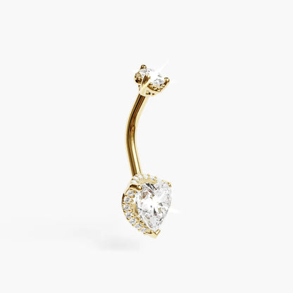 La Femme Heart Pavé 1.5 ct. Diamond Belly Ring