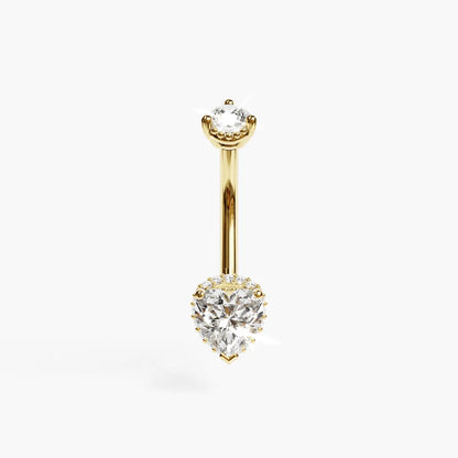 La Femme Heart Pavé 1.0 ct. Diamond Belly Ring