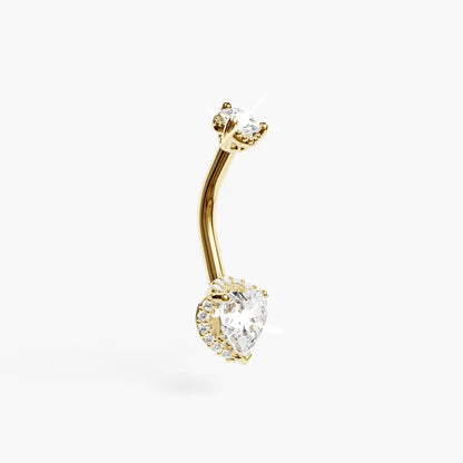 La Femme Heart Pavé 1.0 ct. Diamond Belly Ring