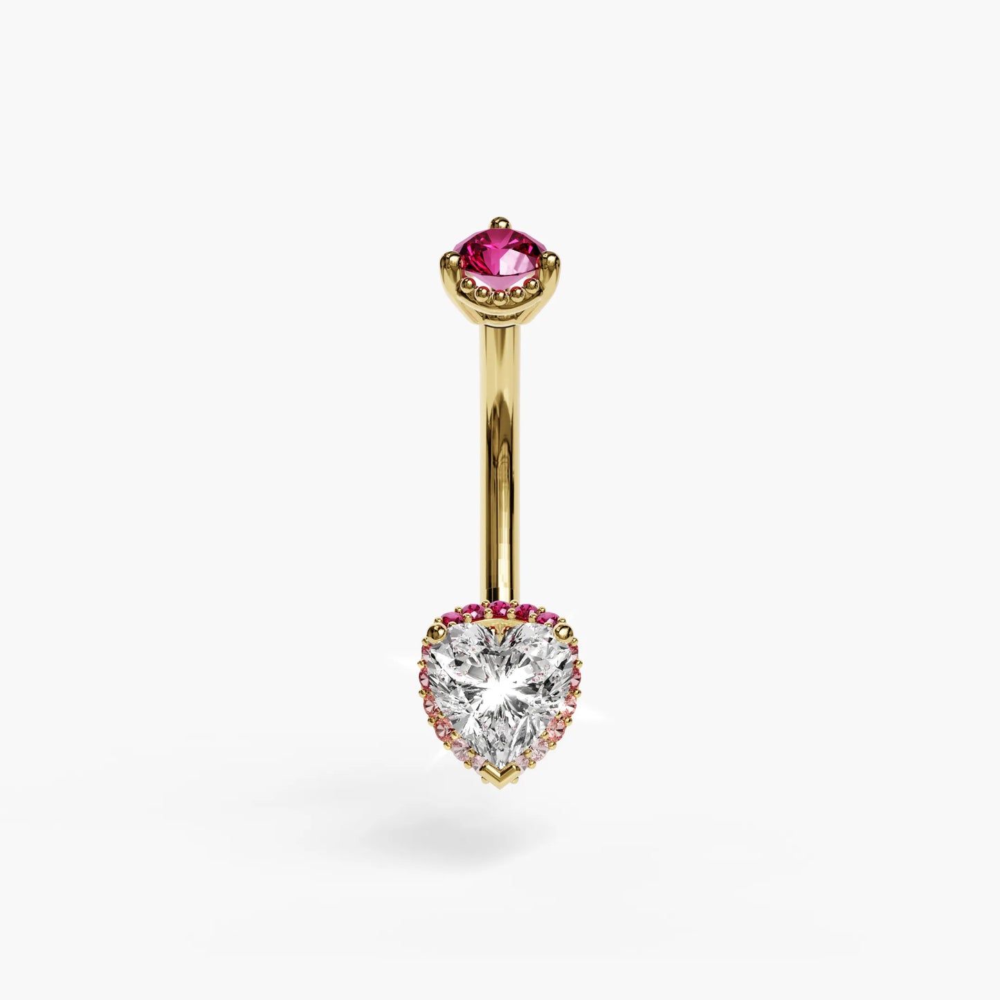 La Femme Blush Halo Pavé 1.0 ct. Belly Ring
