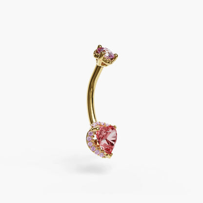 La Femme Blush Pavé 1.0 ct. Belly Ring