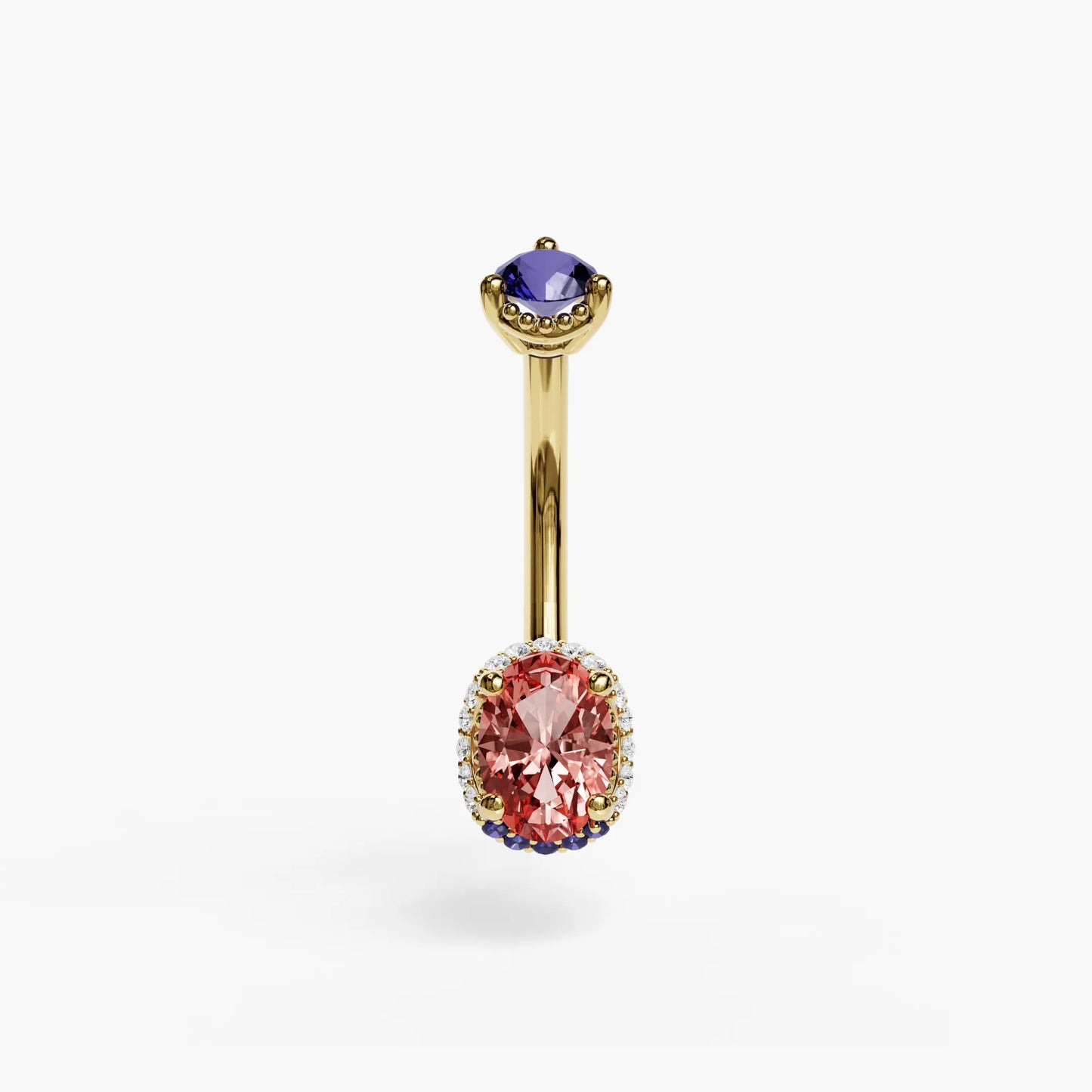 La Femme Ember Pavé 0.9 ct. Belly Ring
