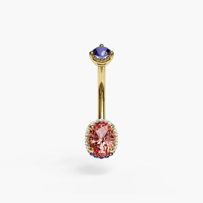 La Femme Ember Pavé 0.9 ct. Belly Ring