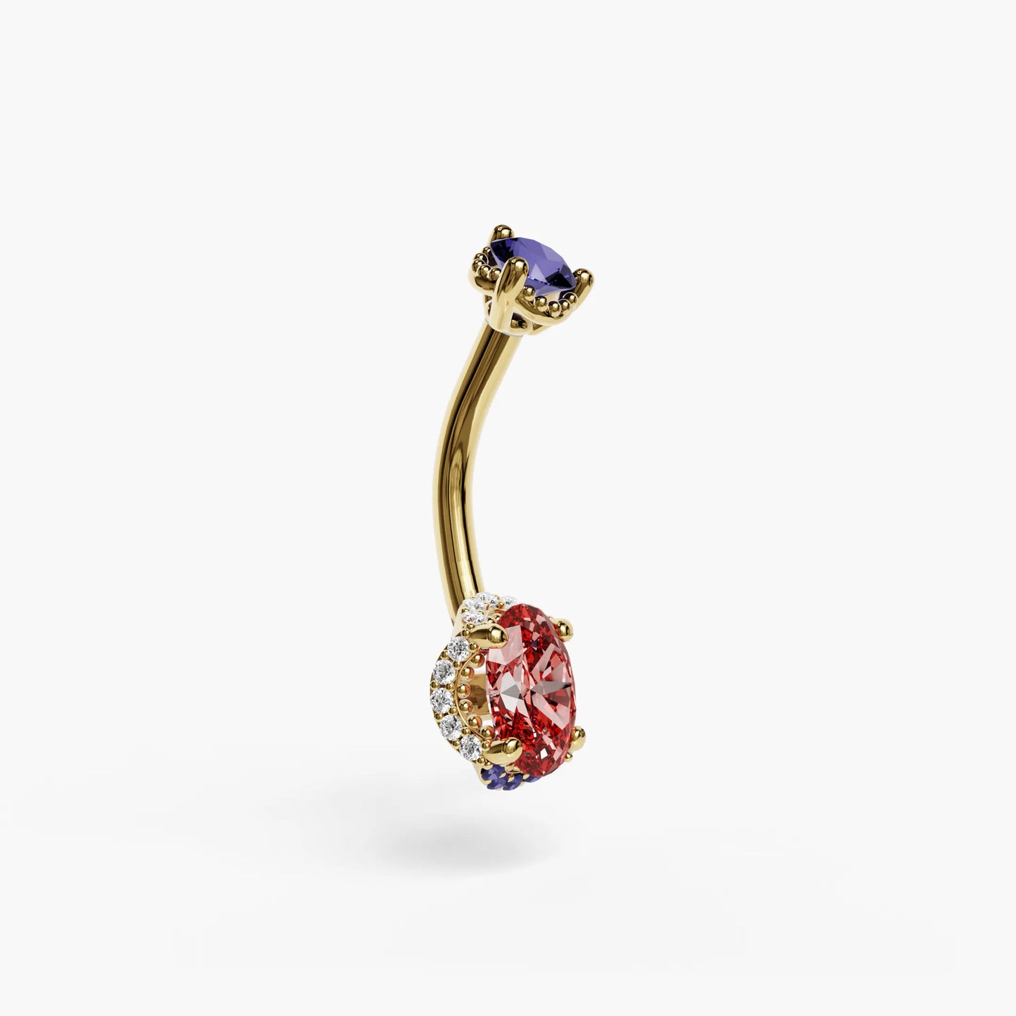 La Femme Ember Pavé 0.9 ct. Belly Ring