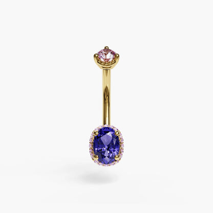 La Femme Velvet Pavé 0.9 ct. Belly Ring