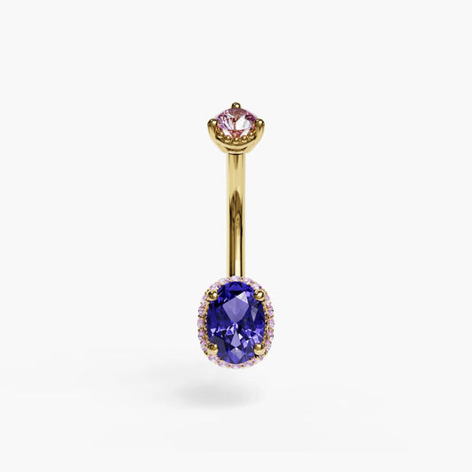 La Femme Velvet Pavé 0.9 ct. Belly Ring