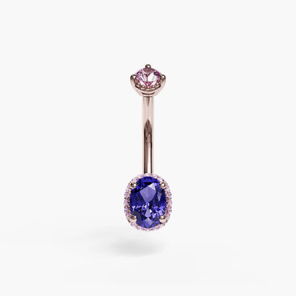 La Femme Velvet Pavé 0.9 ct. Belly Ring