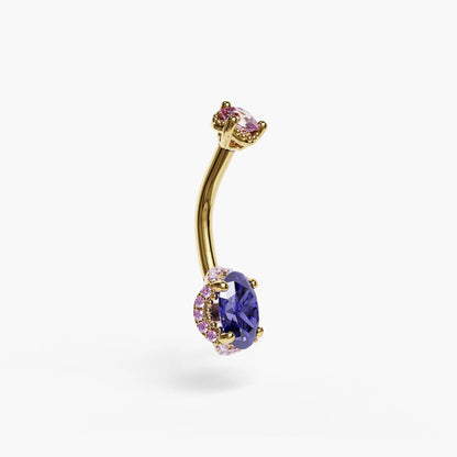 La Femme Velvet Pavé 0.9 ct. Belly Ring