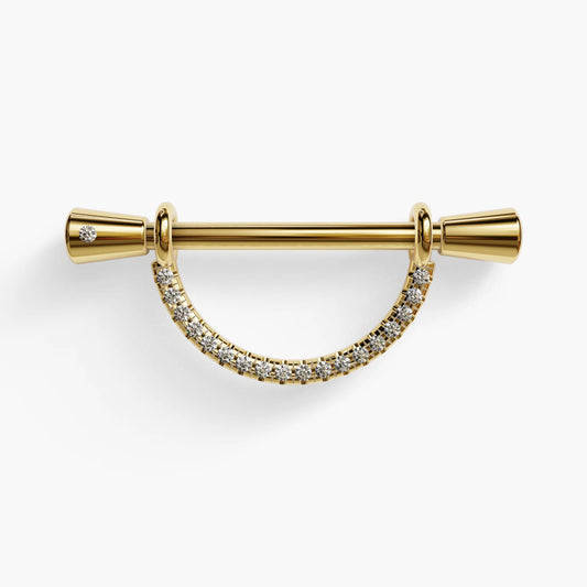 La Lune Arc Nipple Barbell