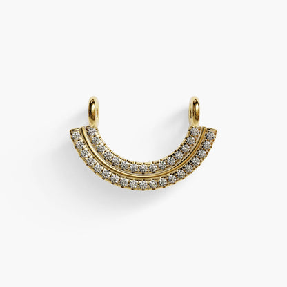 La Lune Double Arc Nipple Barbell