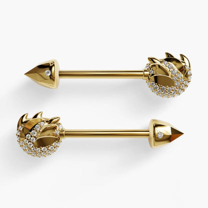 Sauvage Paw Nipple Barbell