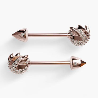 Sauvage Paw Nipple Barbell