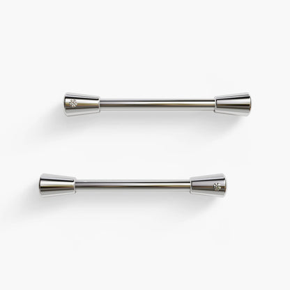 The Fine Line Nipple Barbell White Gold