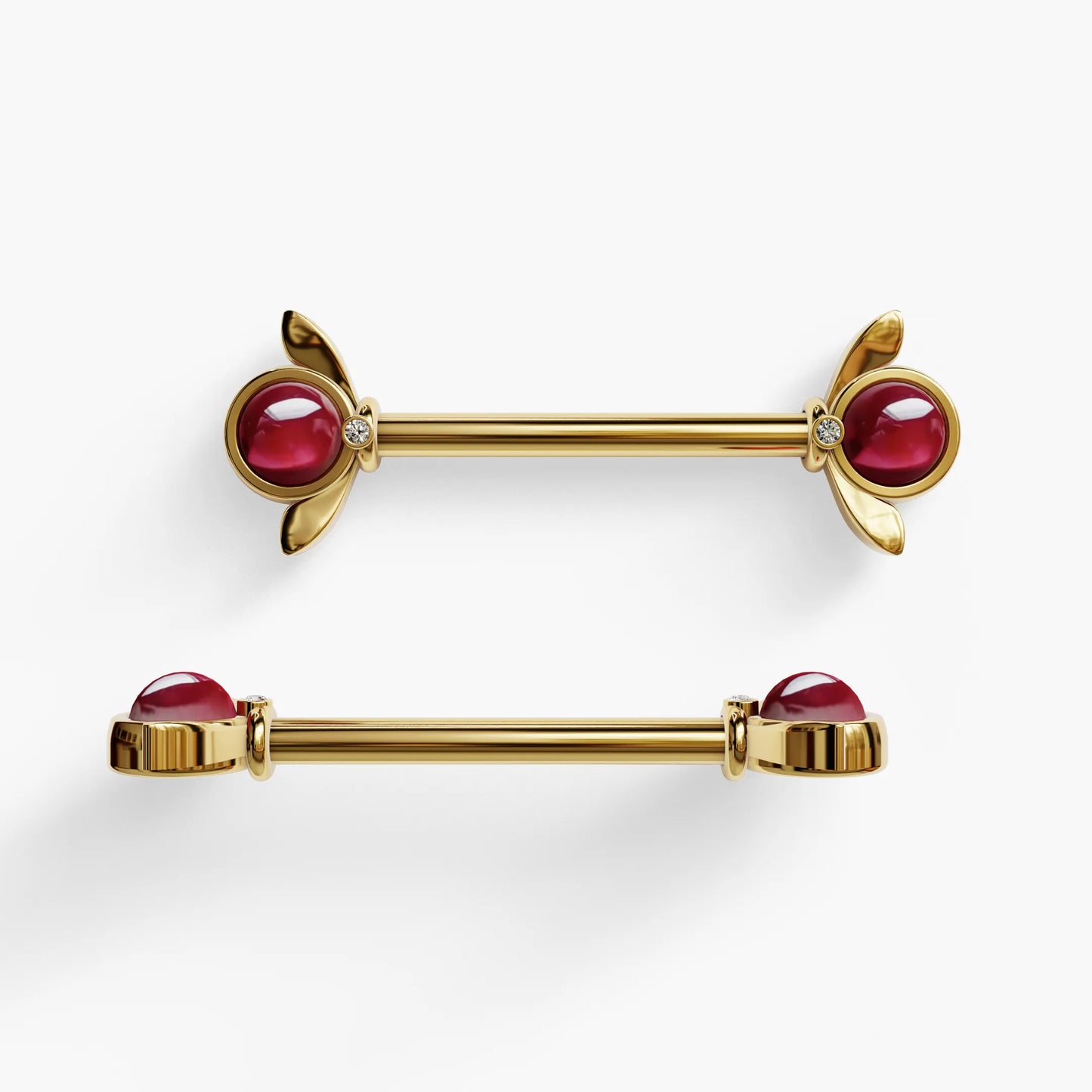 Rouge Bloom Nipple Barbell