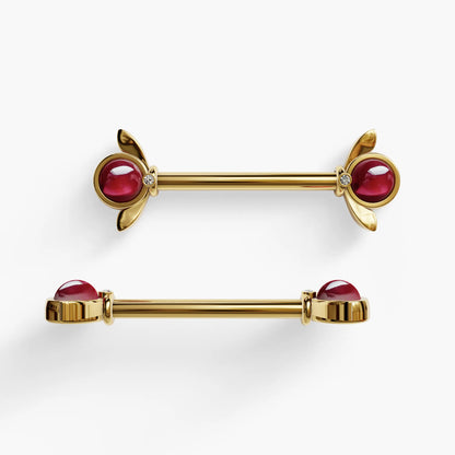 Rouge Bloom Nipple Barbell