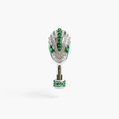 Lure Envy Diamond Belly Ring White Gold