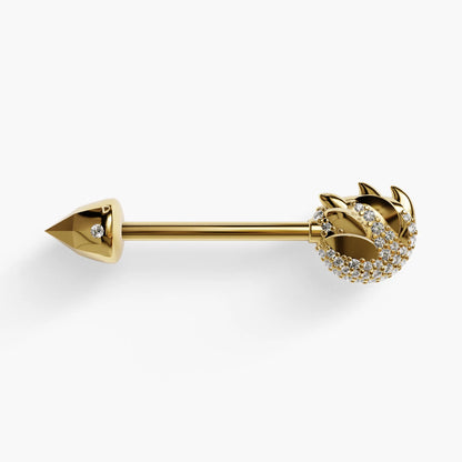 Sauvage Paw Nipple Barbell
