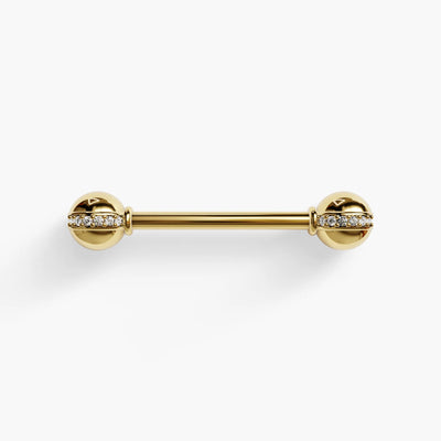 Classic, But Better Diamond Nipple Barbell