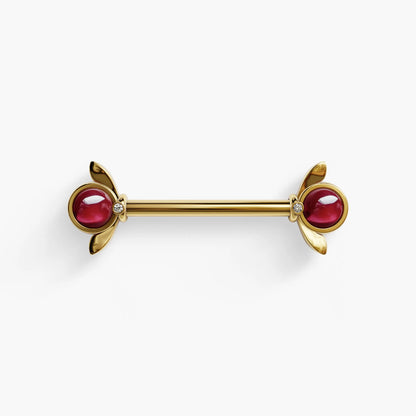 Rouge Bloom Nipple Barbell