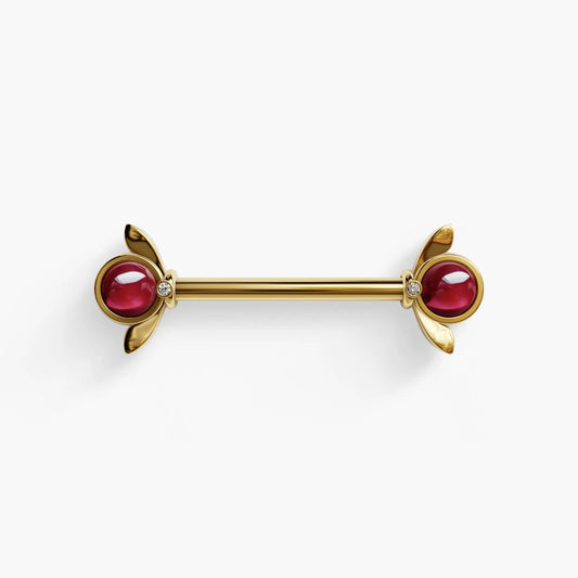 Rouge Bloom Nipple Barbell