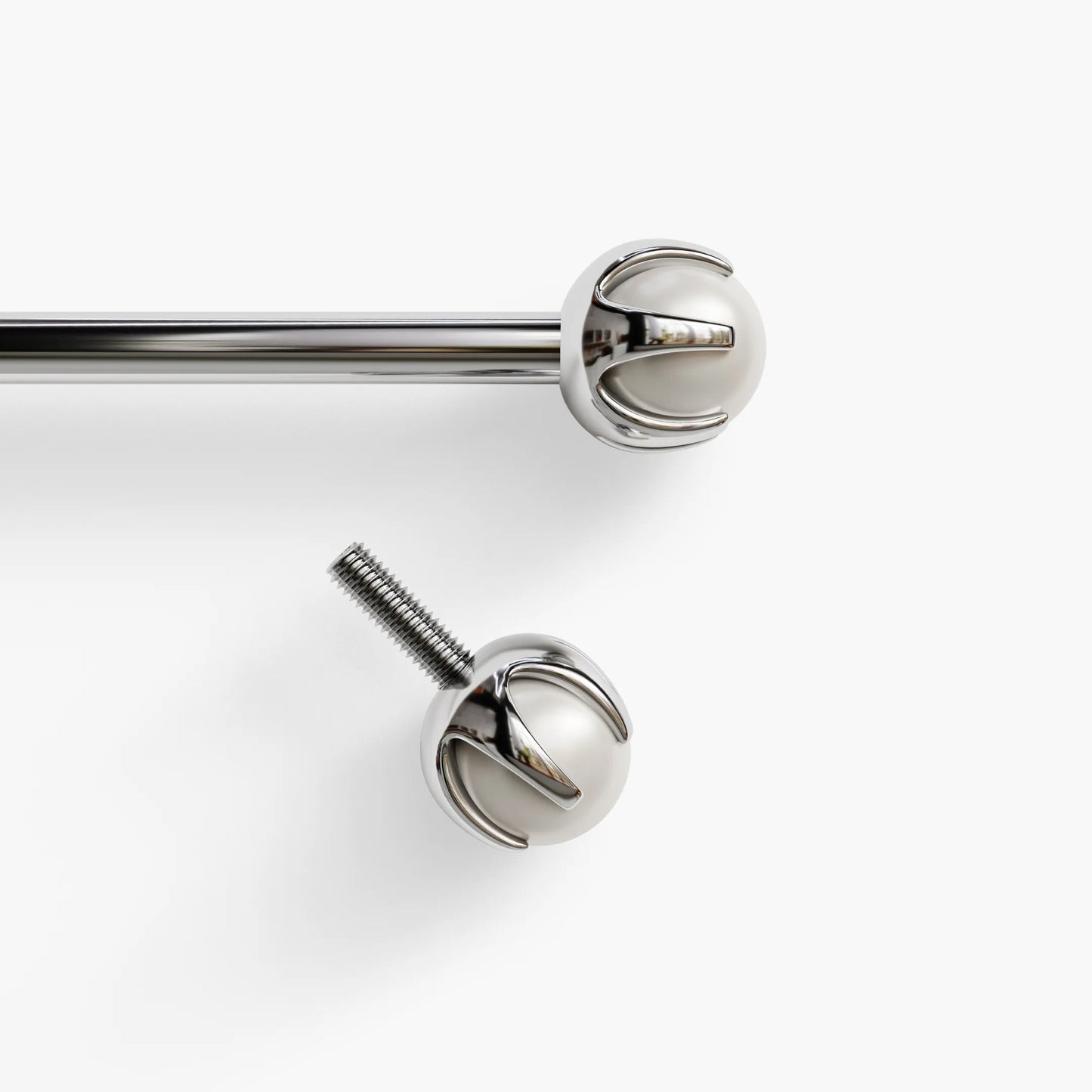Pearl Nipple Barbell White Gold