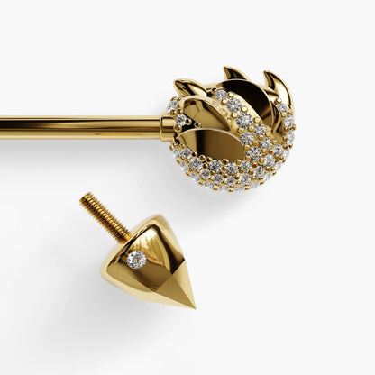 Sauvage Paw Nipple Barbell