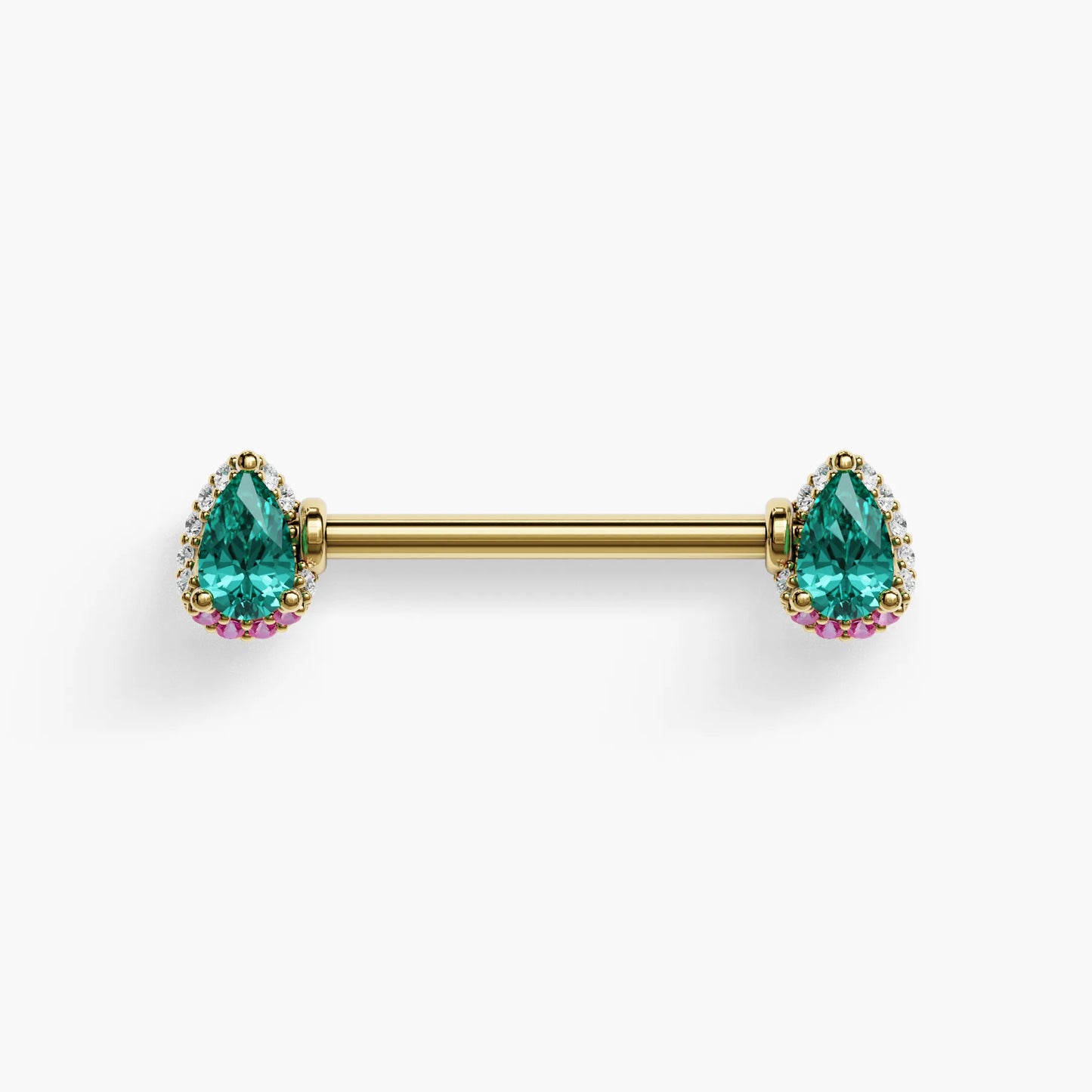 La Femme Siren Blush Nipple Barbell