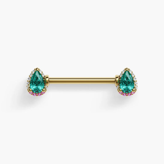 La Femme Siren Blush Nipple Barbell