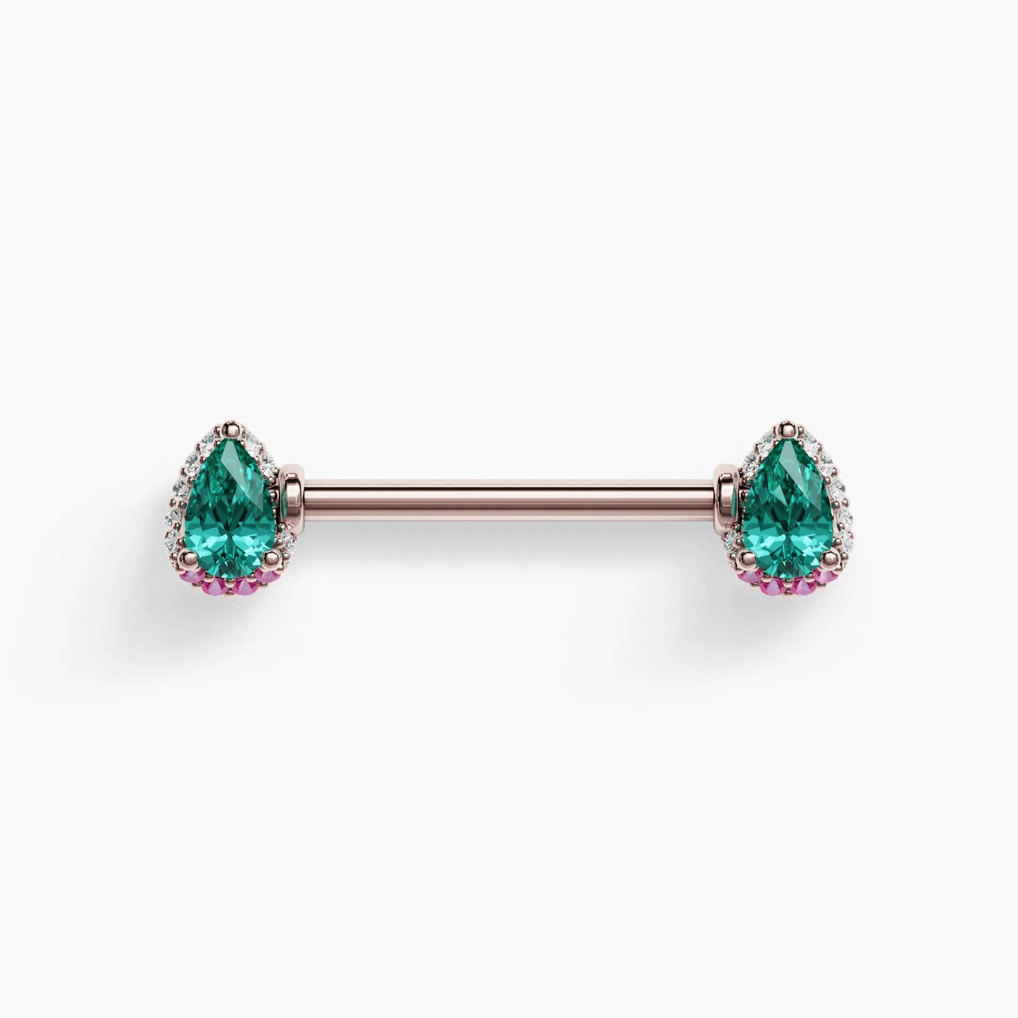 La Femme Siren Blush Nipple Barbell