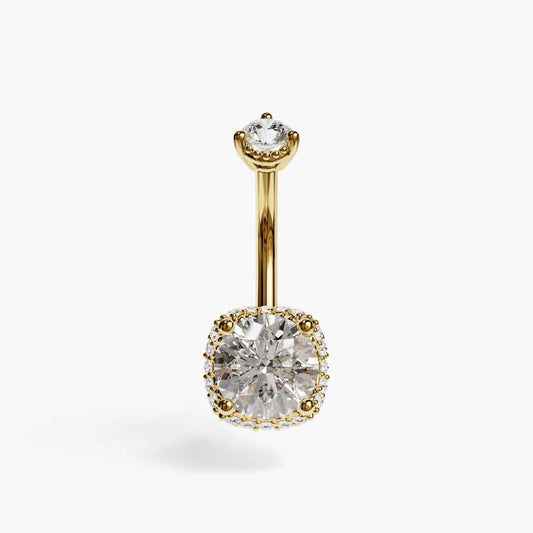 La Femme Orb Pavé 1.5 ct. Diamond Belly Ring