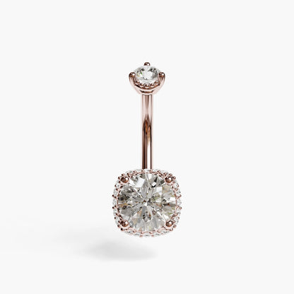 La Femme Orb Pavé 1.5 ct. Diamond Belly Ring
