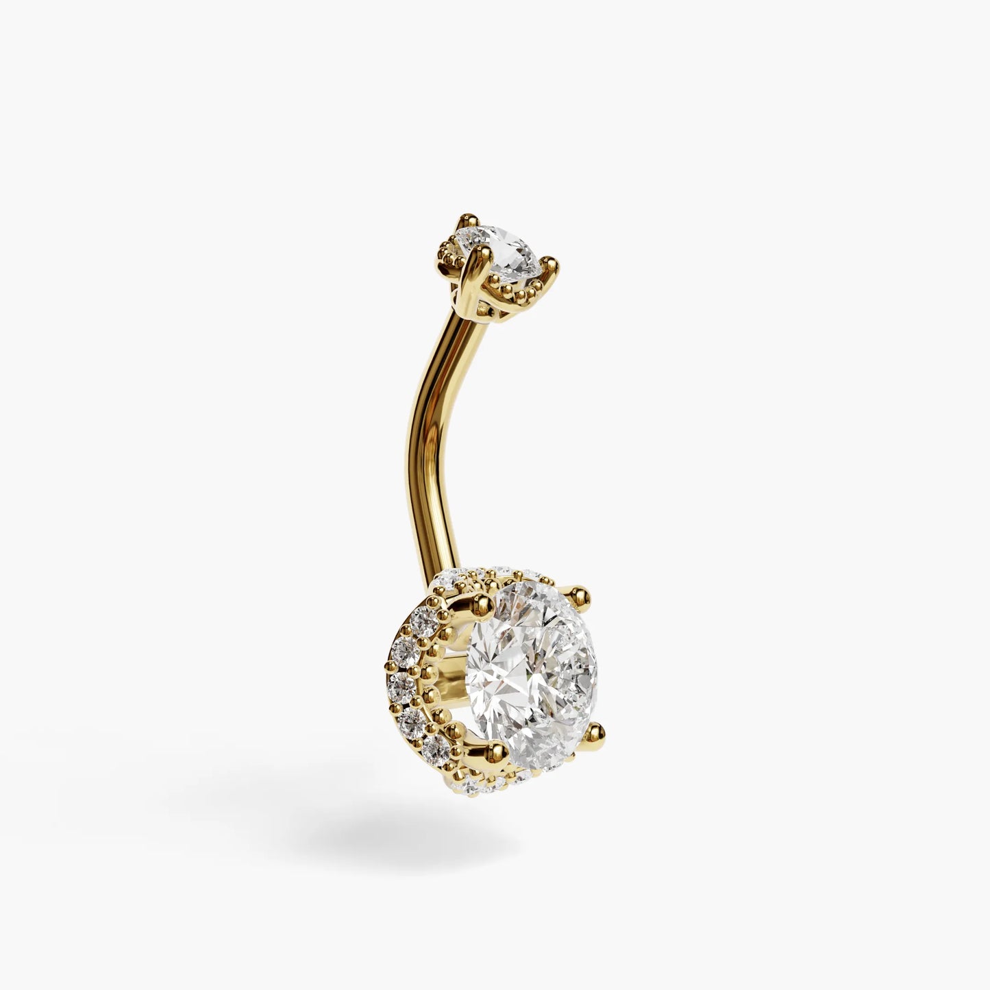 La Femme Orb Pavé 1.5 ct. Diamond Belly Ring