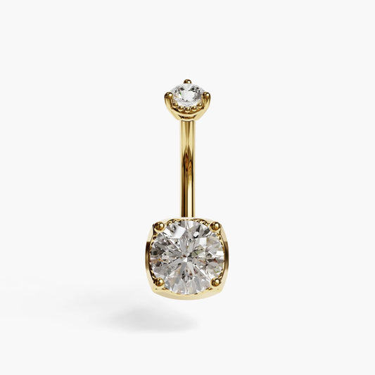 La Femme Orb 1.5 ct. Diamond Belly Ring