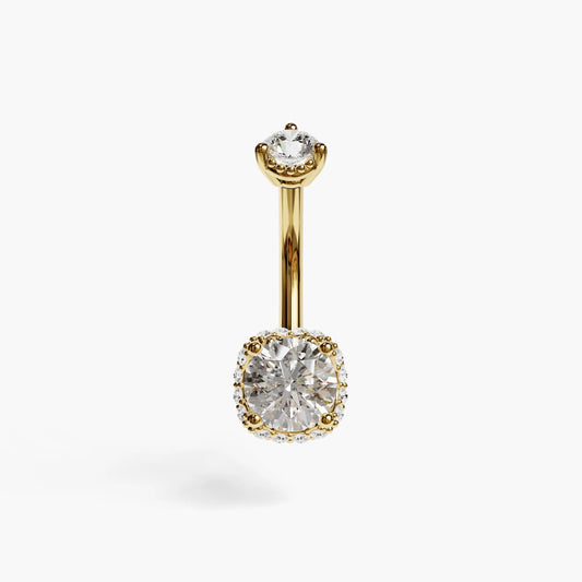 La Femme Orb Pavé 1.1 ct. Diamond Belly Ring