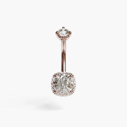 La Femme Orb Pavé 1.1 ct. Diamond Belly Ring