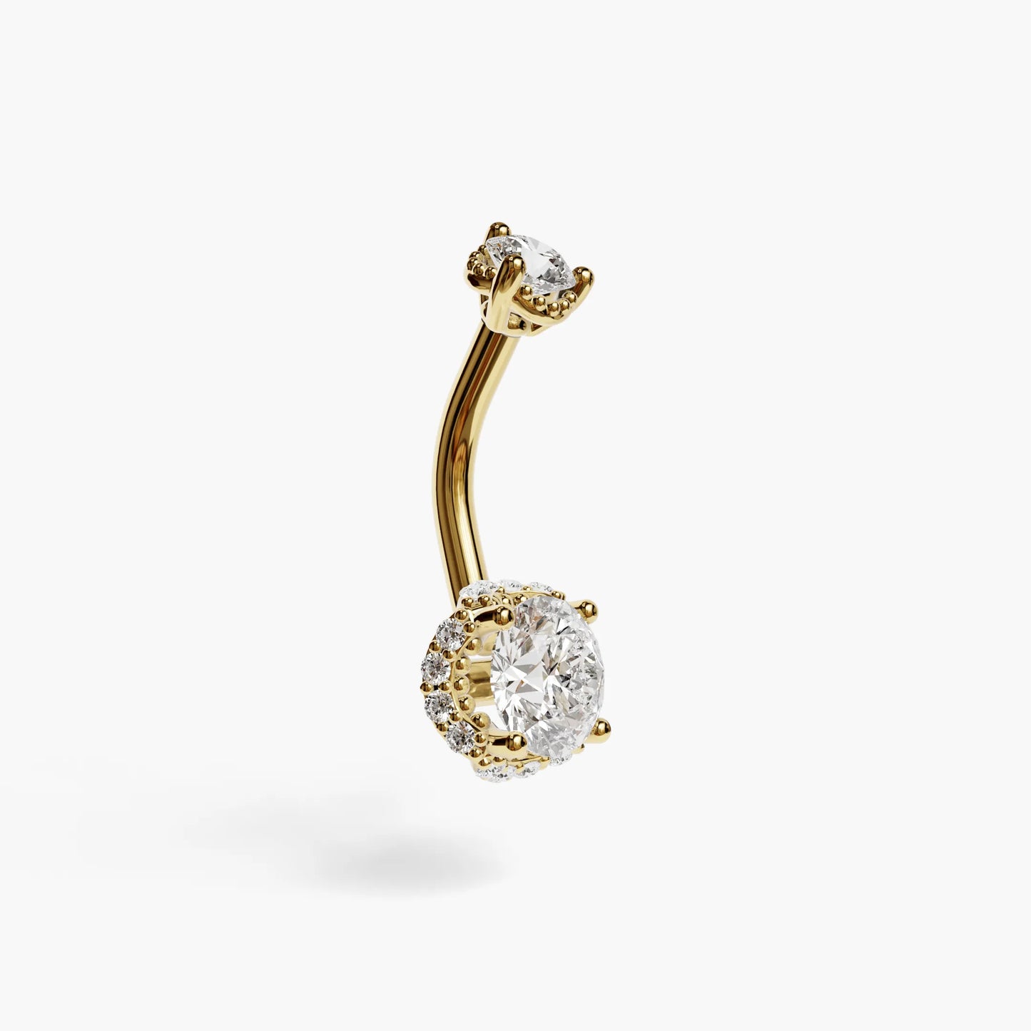 La Femme Orb Pavé 1.1 ct. Diamond Belly Ring