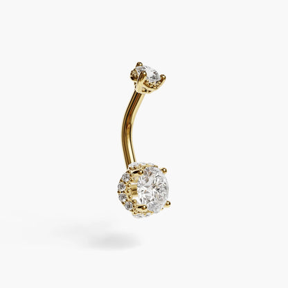 La Femme Orb Pavé 1.1 ct. Diamond Belly Ring