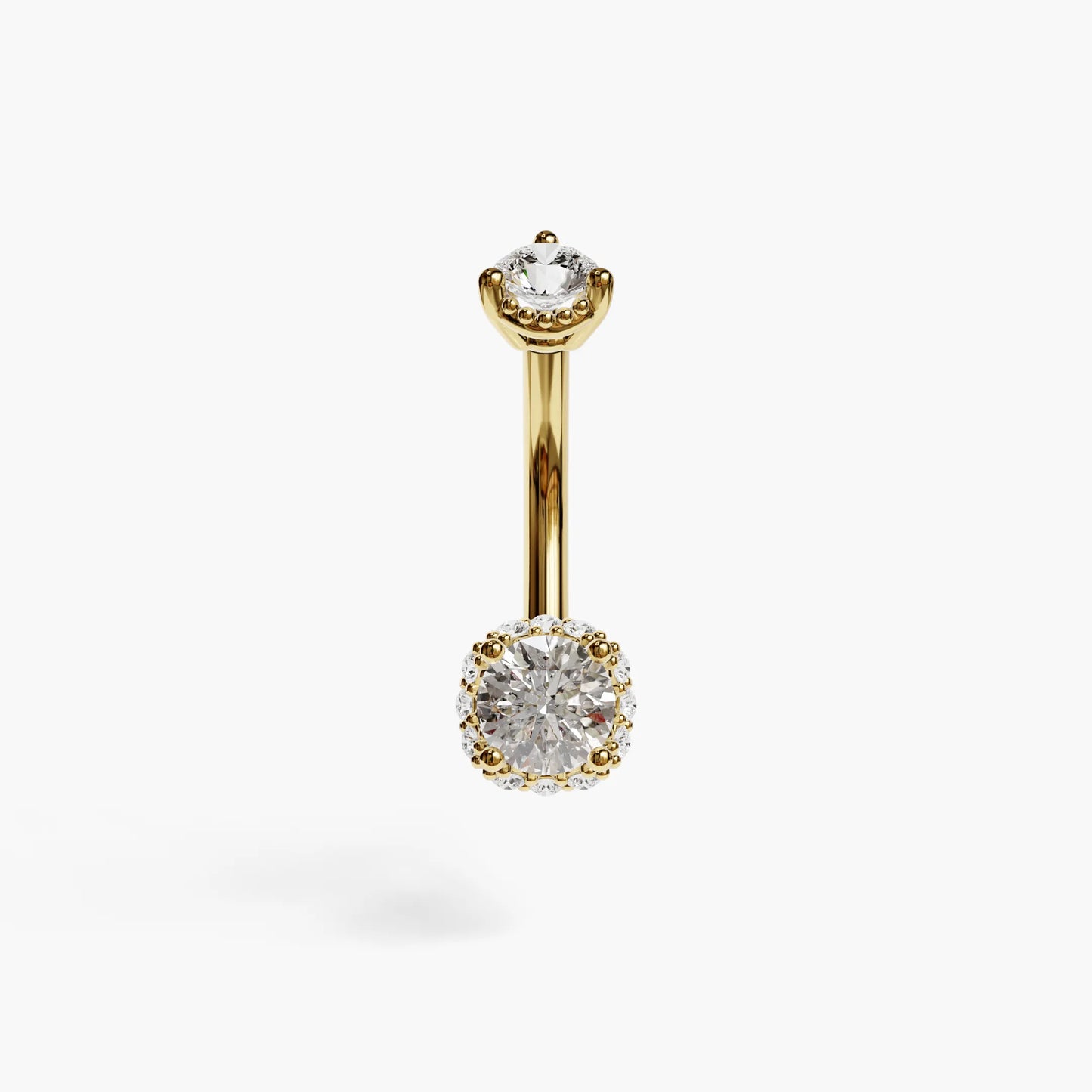 La Femme Orb Pavé 0.8 ct. Diamond Belly Ring