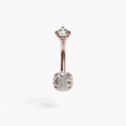 La Femme Orb Pavé 0.8 ct. Diamond Belly Ring