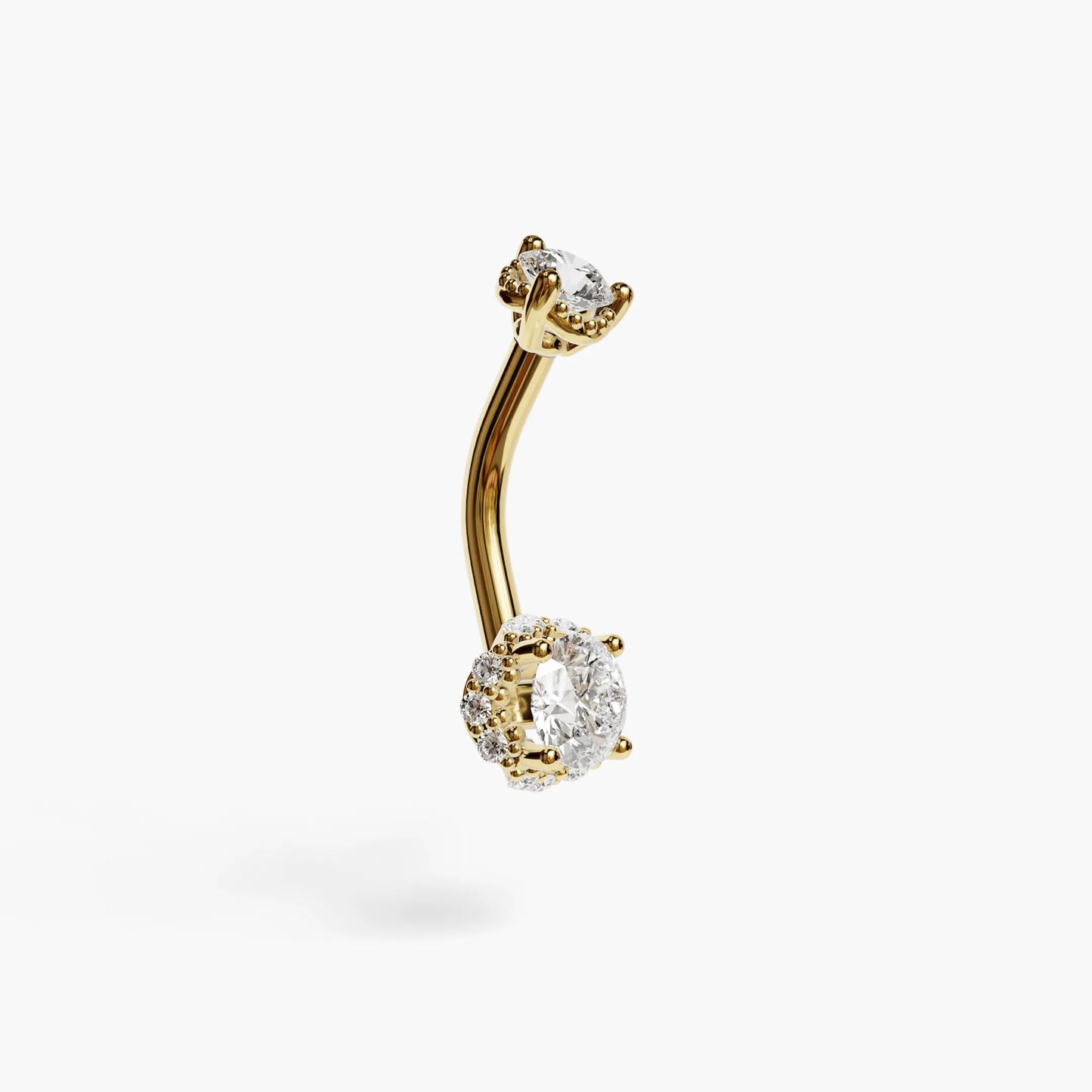 La Femme Orb Pavé 0.8 ct. Diamond Belly Ring
