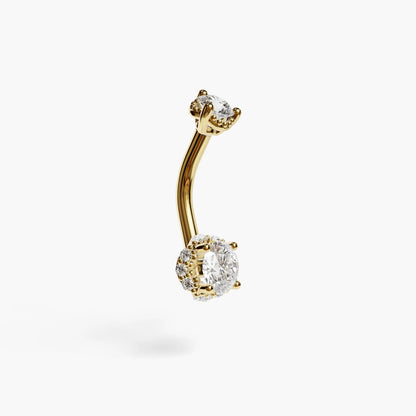 La Femme Orb Pavé 0.8 ct. Diamond Belly Ring