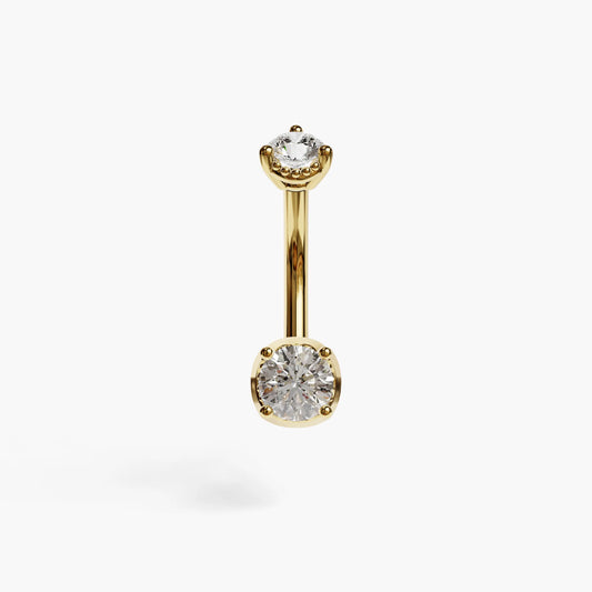 La Femme Orb 0.8 ct. Diamond Belly Ring