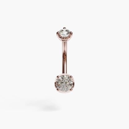 La Femme Orb 0.8 ct. Diamond Belly Ring