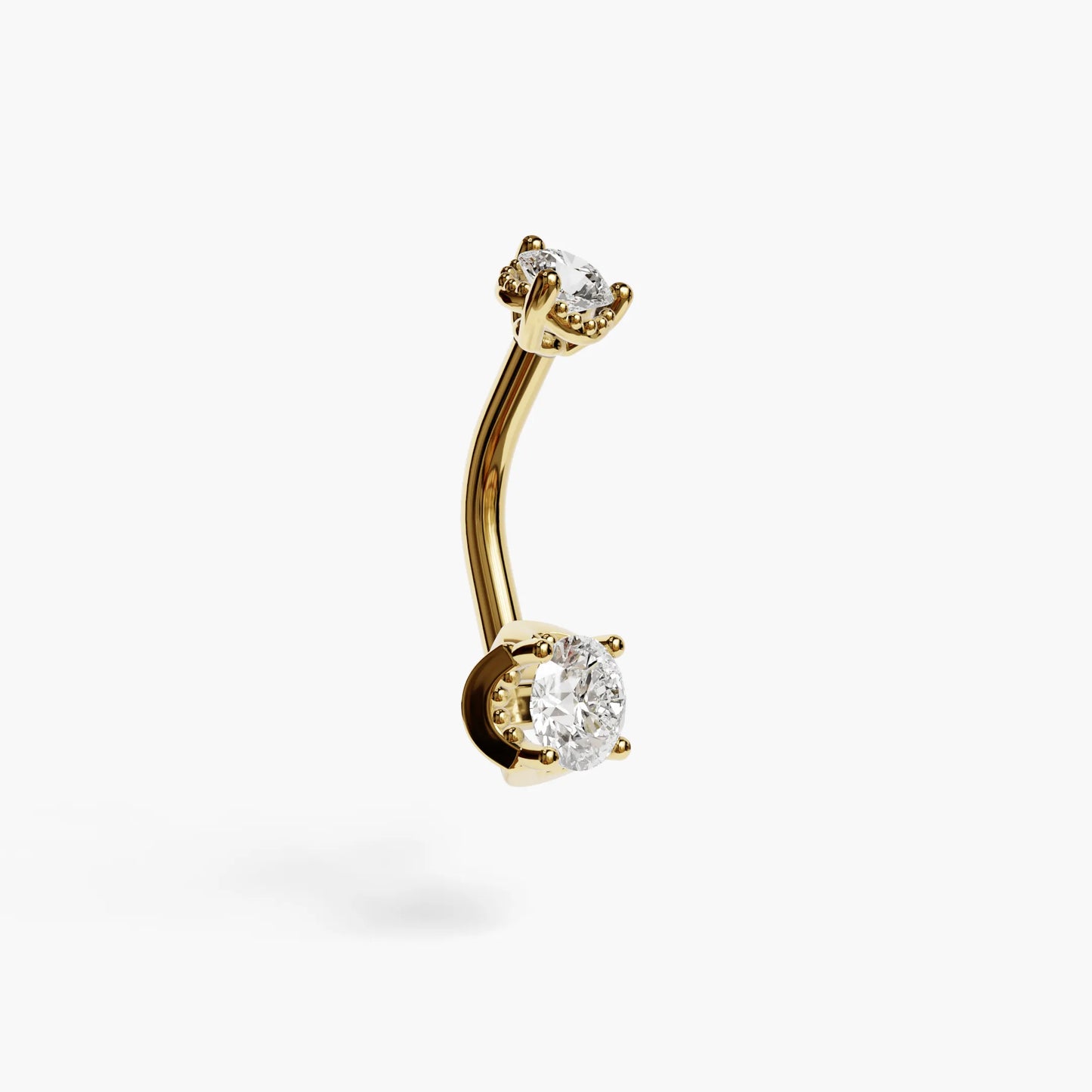 La Femme Orb 0.8 ct. Diamond Belly Ring