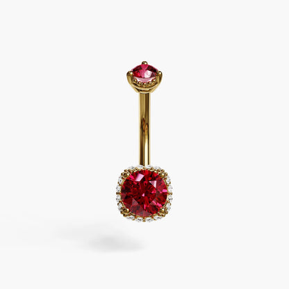 La Femme Cherry 1.1 ct. Belly Ring